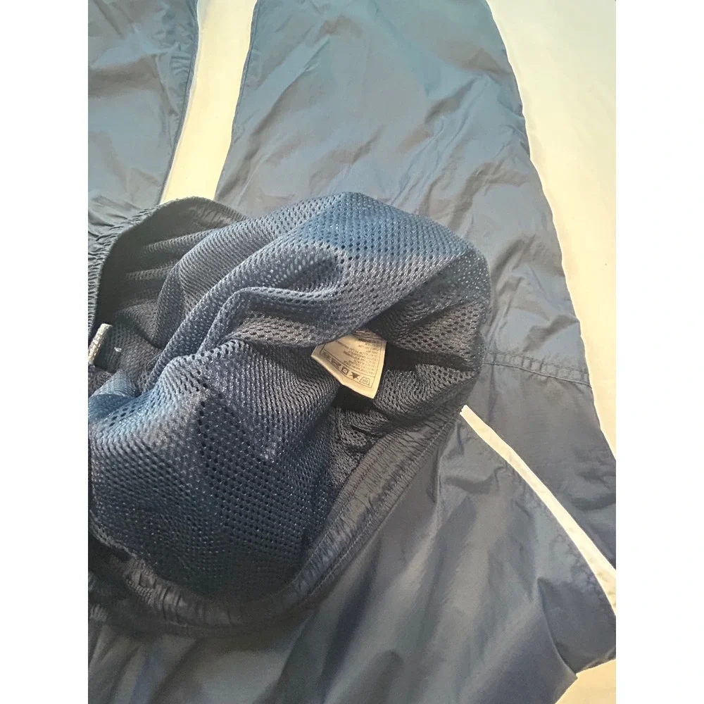 Nike Wind Pants Men XL Blue Vintage Ripstop Track Bottoms